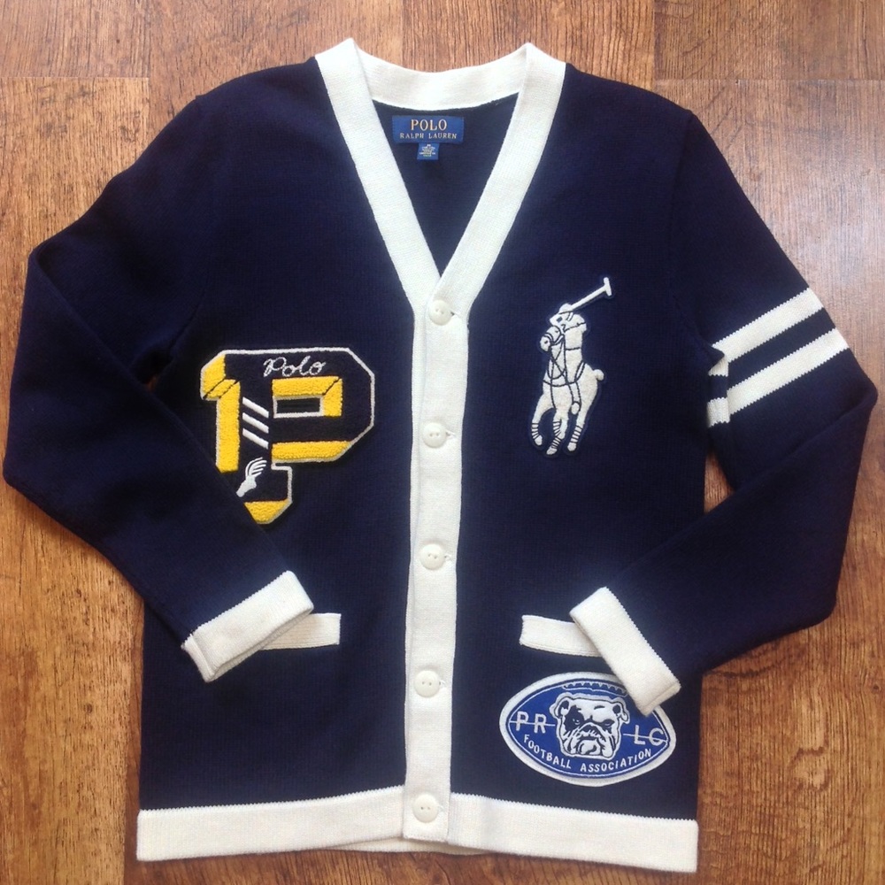 Boys Polo cardigan sweater NWOT